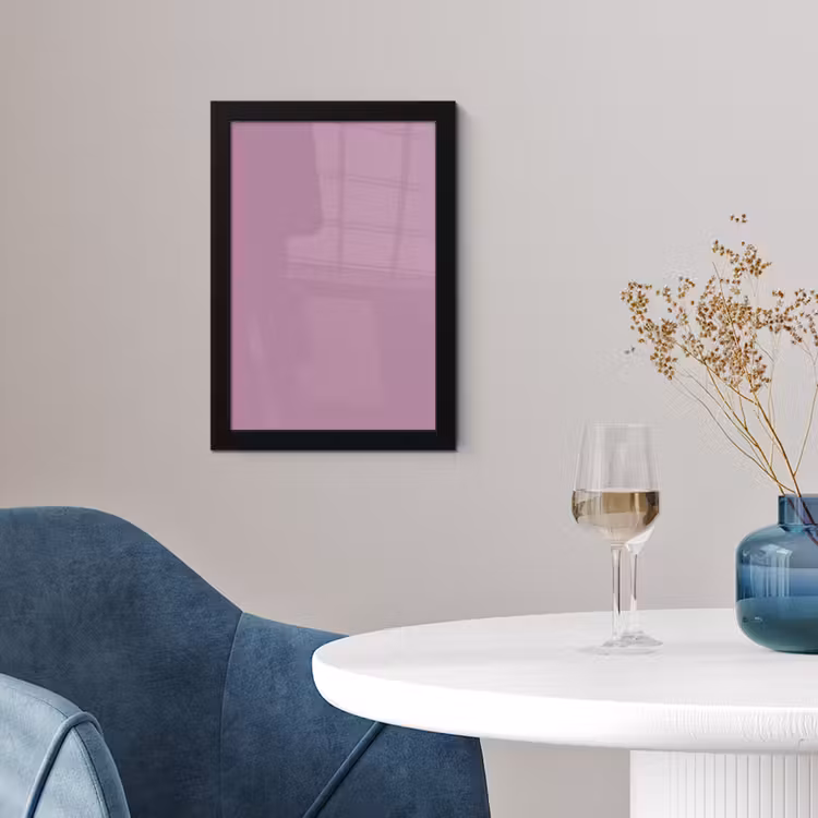 Poster met lijst - Lilac - Paars - Mauve — 2
