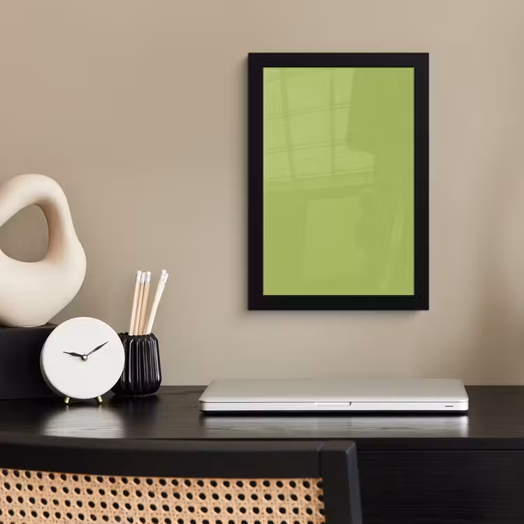 Poster met lijst - Lime - Glow - Groen — 3