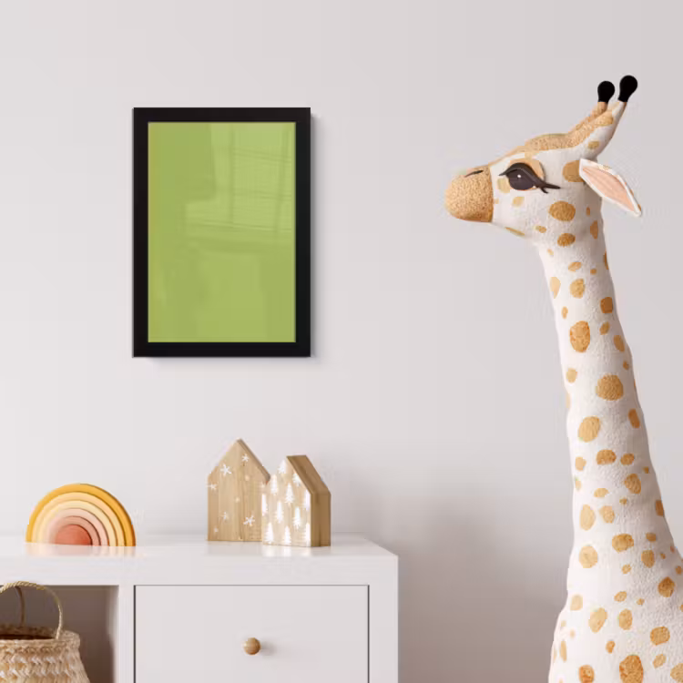 Poster met lijst - Lime - Glow - Groen — 5