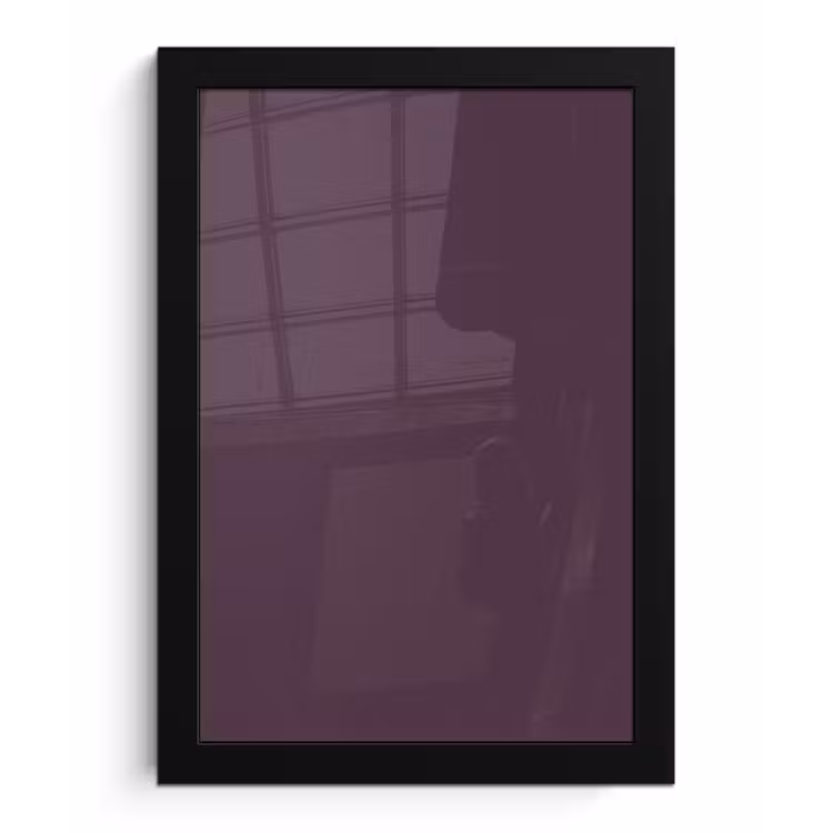 Poster met lijst - Midnight - Plum - Paars — 1