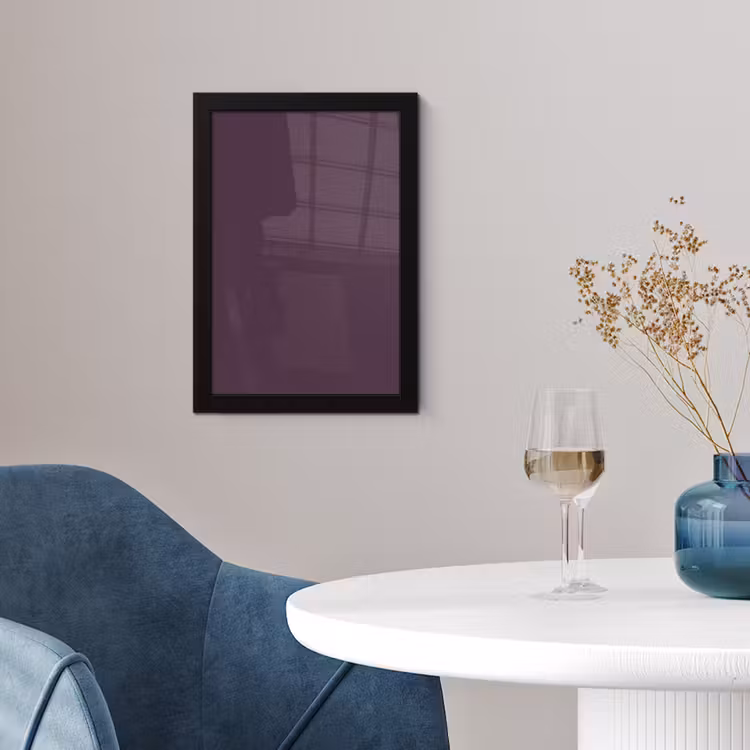 Poster met lijst - Midnight - Plum - Paars — 2