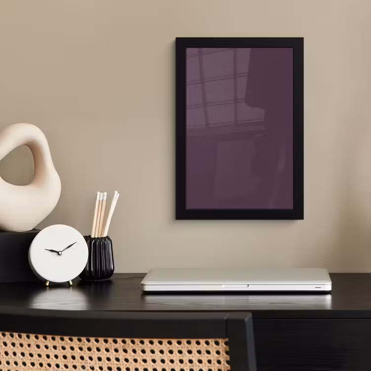 Poster met lijst - Midnight - Plum - Paars — 3
