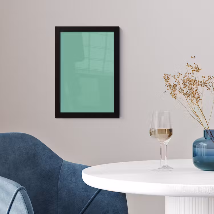 Poster met lijst - Ocean - Jade - Groen — 2