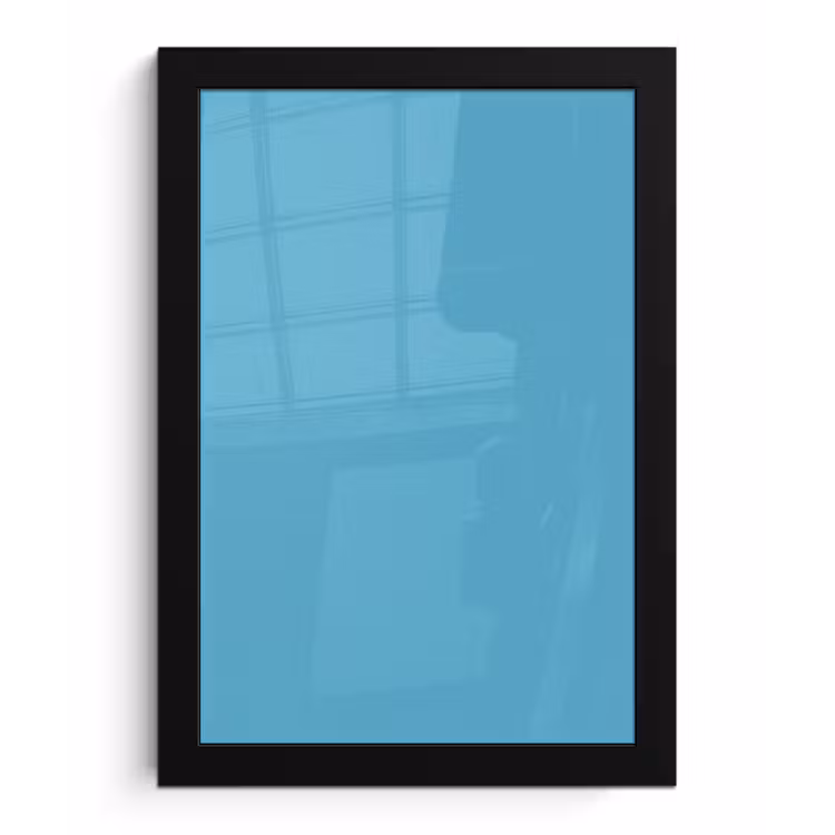 Poster met lijst - Ocean - Teal - Blauw — 1