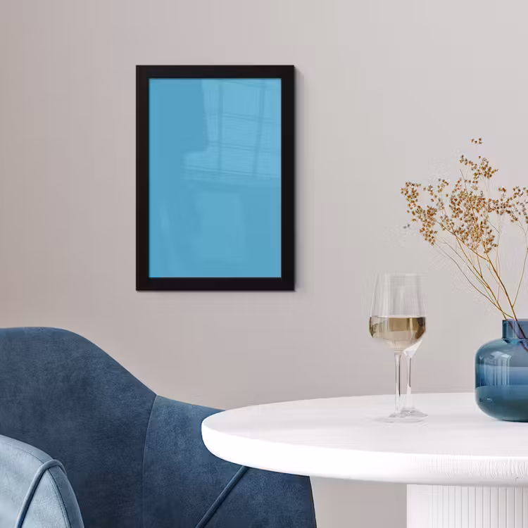 Poster met lijst - Ocean - Teal - Blauw — 2