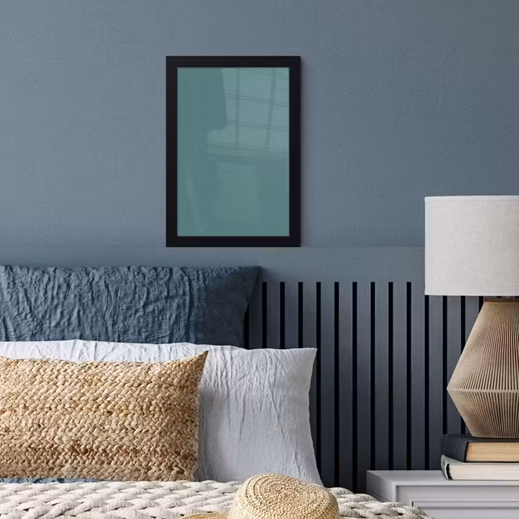 Poster met lijst - Serene - Teal - Blauw — 4