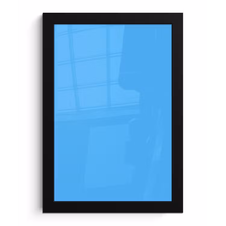 Poster met lijst - Sky - Blue - Blauw — 1