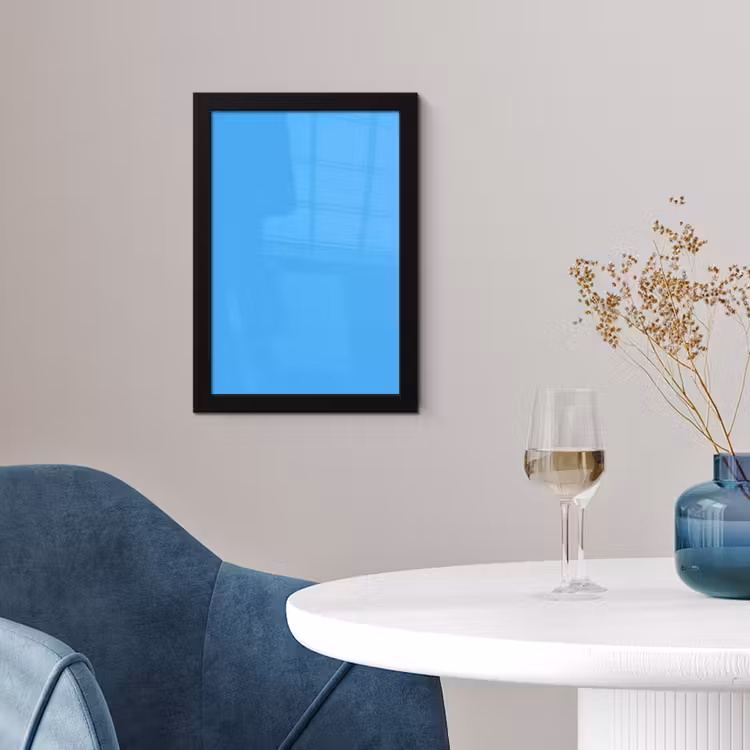 Poster met lijst - Sky - Blue - Blauw — 2