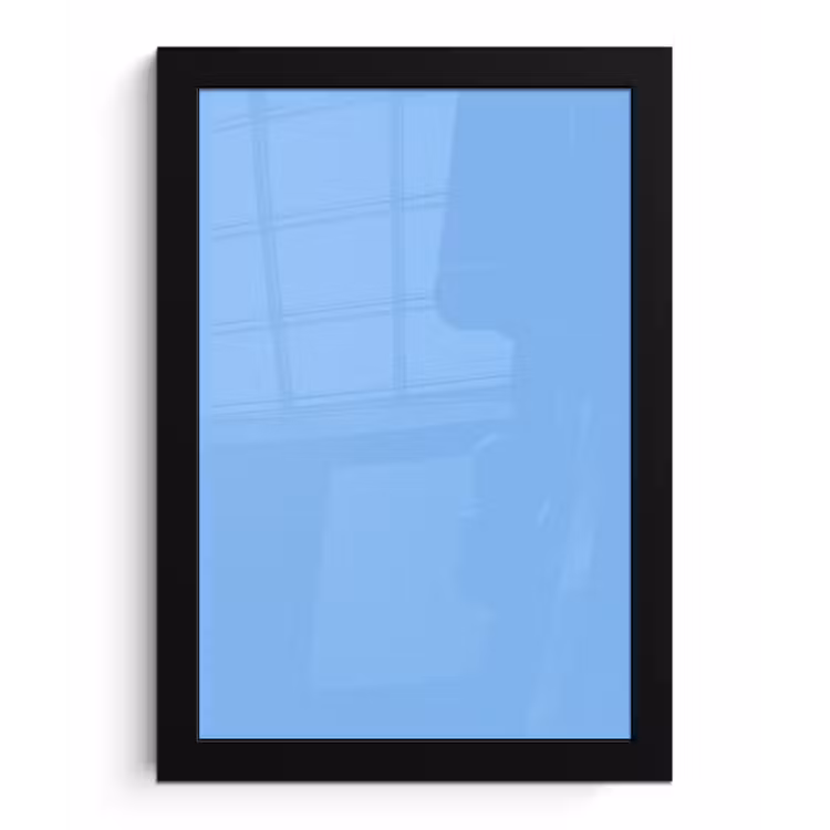 Poster met lijst - Sky - Glow - Blauw — 1