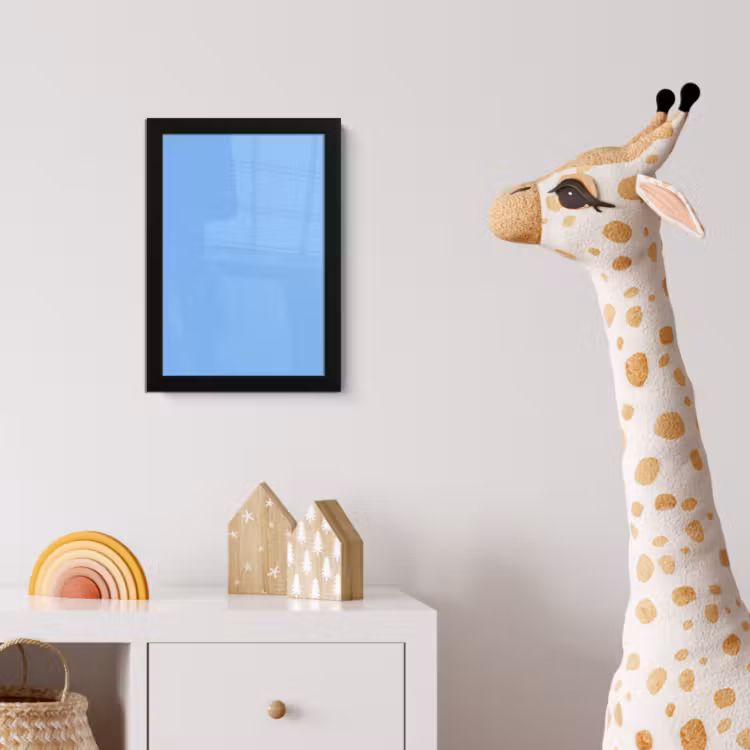 Poster met lijst - Sky - Glow - Blauw — 5