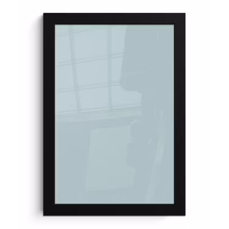Poster met lijst - Slate - Blue - Blauw — 1
