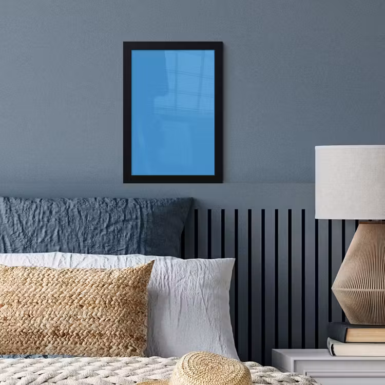 Poster met lijst - Steel - Blue - Blauw — 4