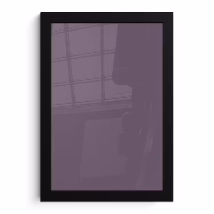 Poster met lijst - Velvet - Aubergine - Paars — 1
