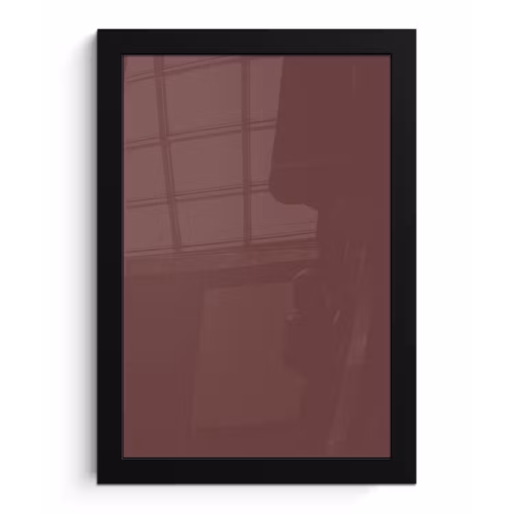 Poster met lijst - Velvet - Merlot - Rood — 1