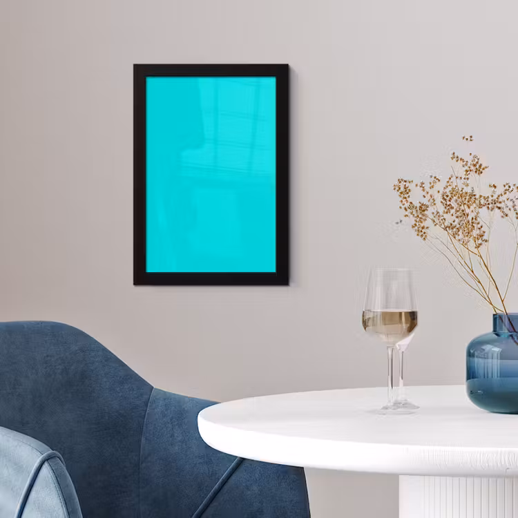 Poster met lijst - Vivid - Aquamarine - Turkoois — 2