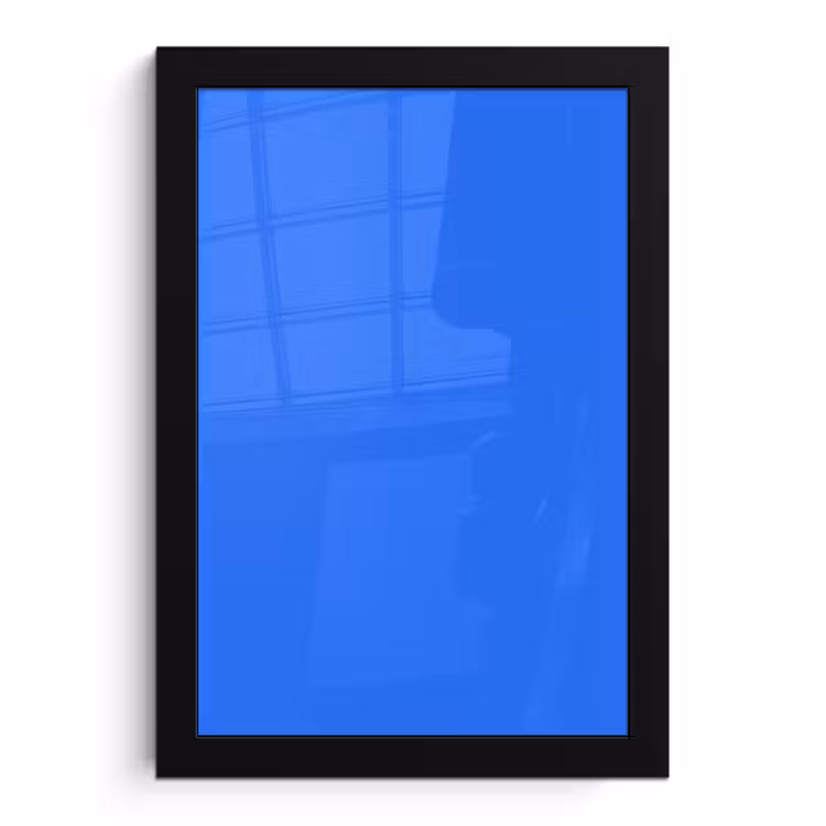 Poster met lijst - Vivid - Cobalt - Blauw — 1