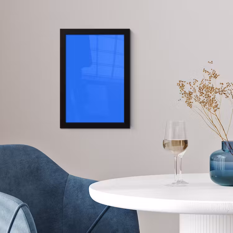 Poster met lijst - Vivid - Cobalt - Blauw — 2
