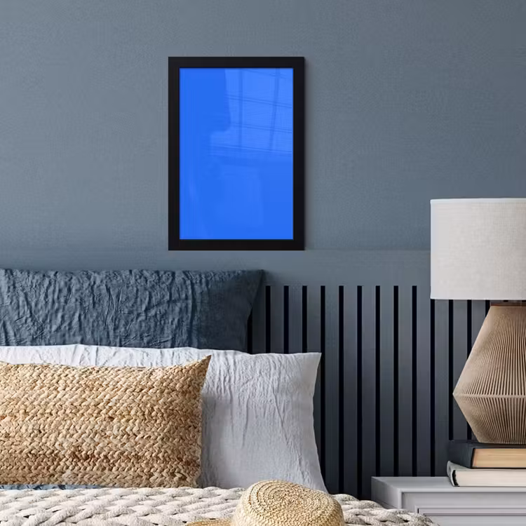 Poster met lijst - Vivid - Cobalt - Blauw — 4