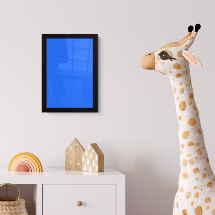 Poster met lijst - Vivid - Cobalt - Blauw — 5