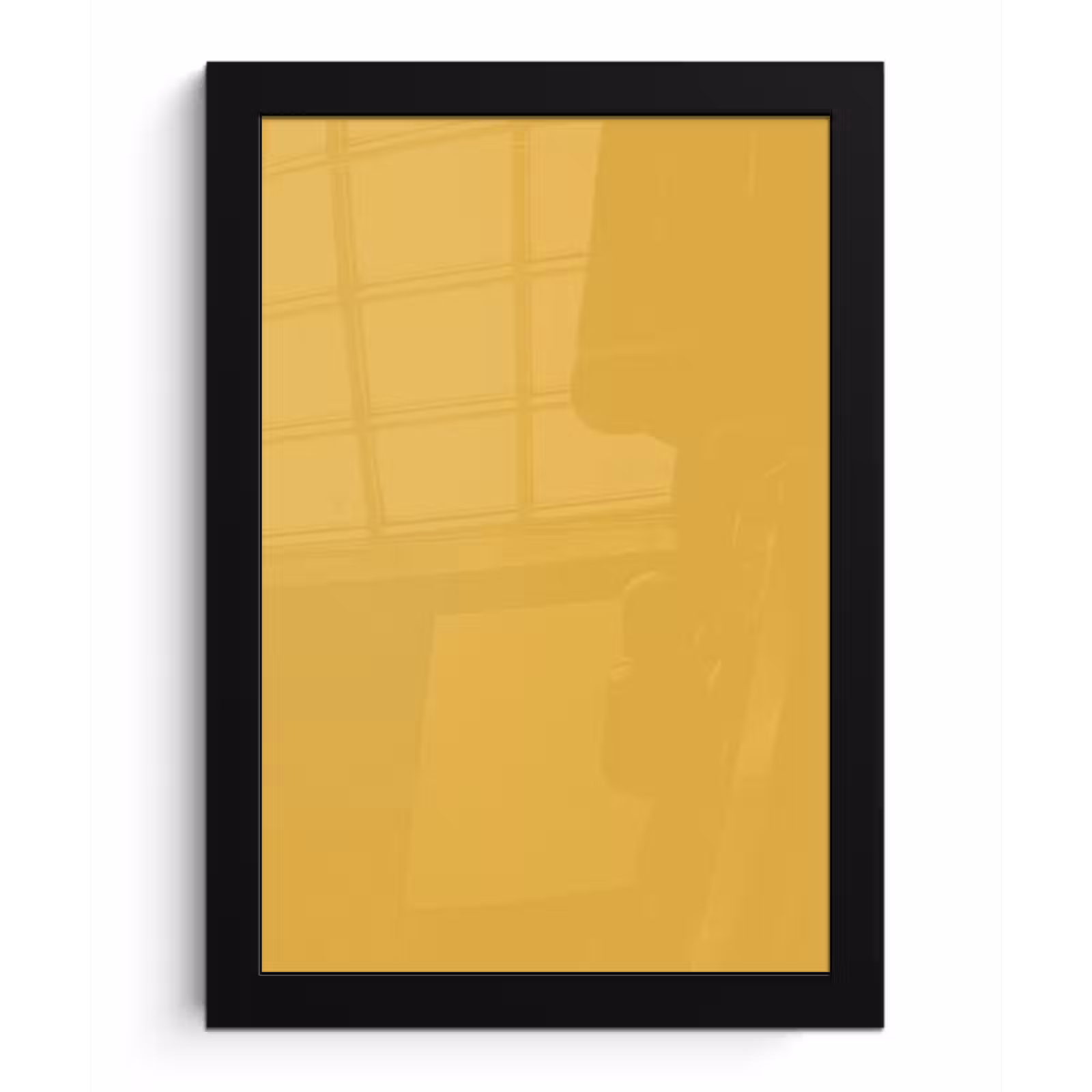 Poster met lijst - Joyful - Mustard - Geel — 1