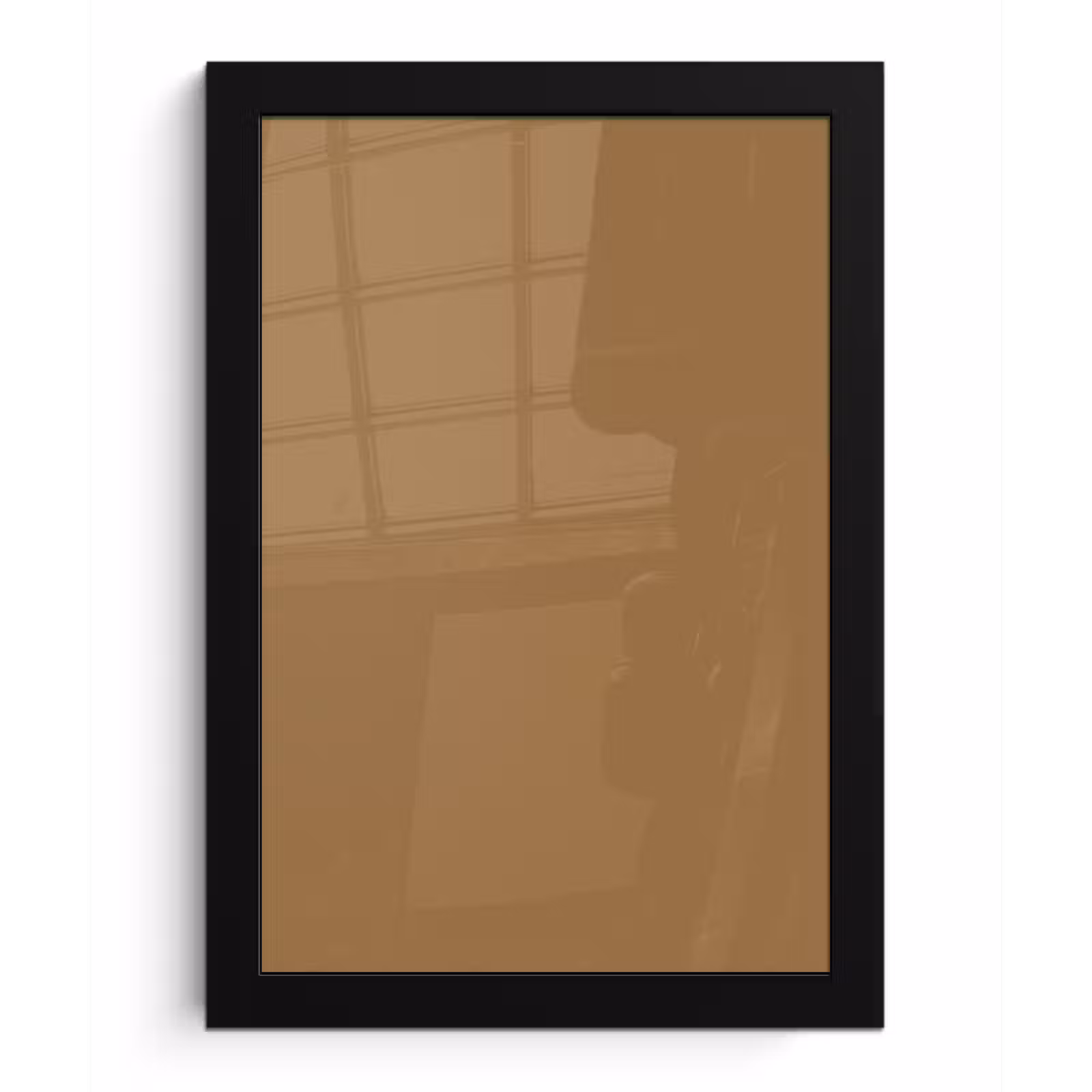 Poster met lijst - Sahara - Earth - Oranje — 1