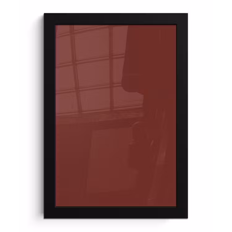 Poster met lijst - Valentine - Velvet - Rood — 1