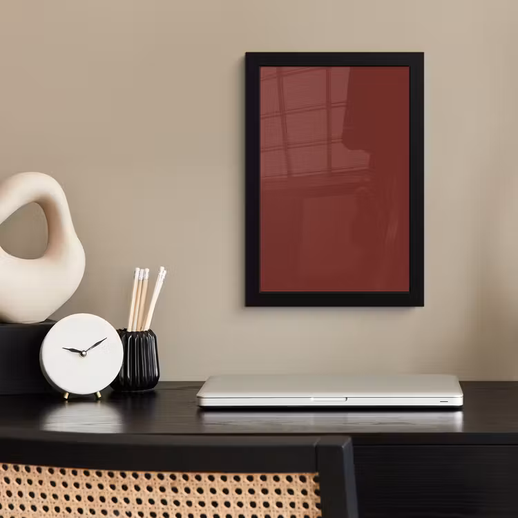Poster met lijst - Valentine - Velvet - Rood — 3