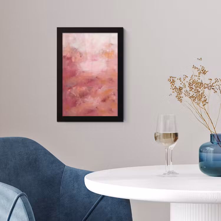 Poster met lijst - Kunst - Vloeiend - Pastel - Abstract — 2