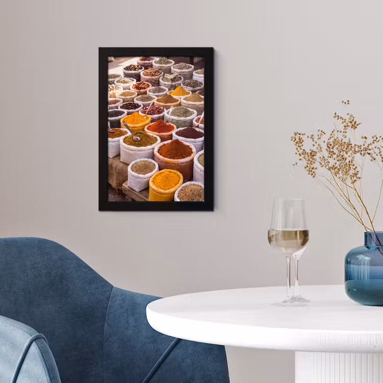 Poster met lijst - Kruiden - Markt - Eten — 2