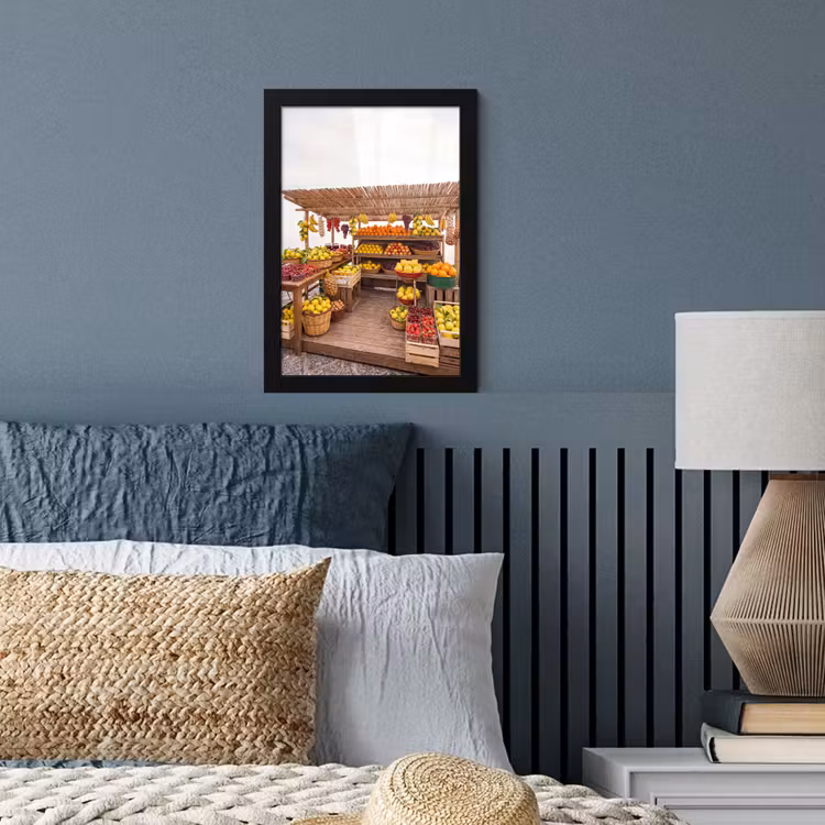 Poster met lijst - Marktkraam - Fruit - Vers — 4