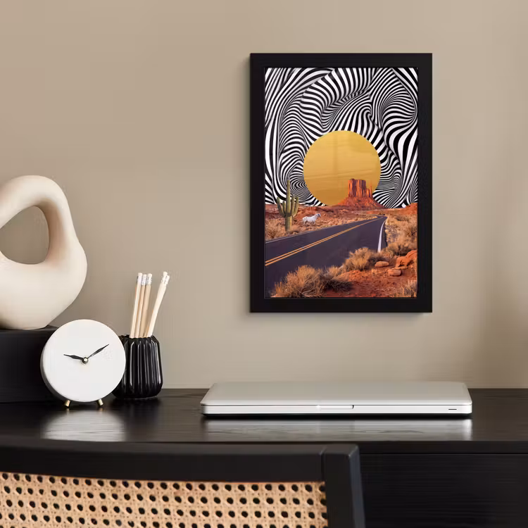 Poster met lijst - Paard - Woestijn - Natuur — 3