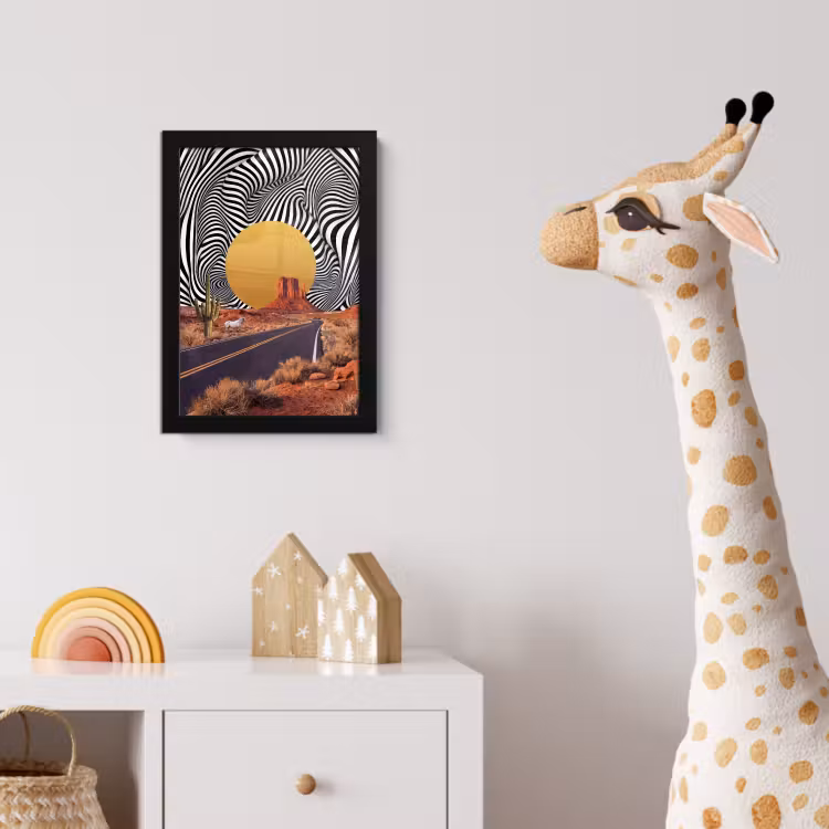 Poster met lijst - Paard - Woestijn - Natuur — 5