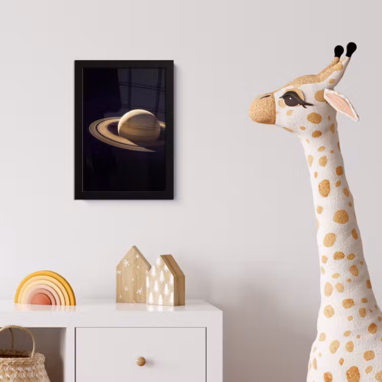 Poster met lijst - Planeet - Ringen - Ruimte — 5