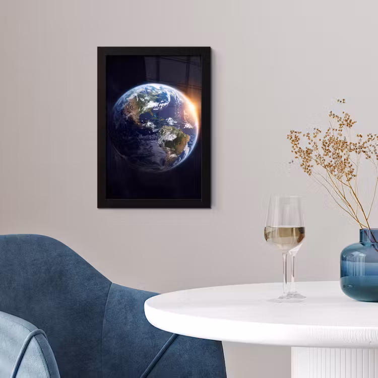 Poster met lijst - Planeet - Ruimte - Kosmos — 2