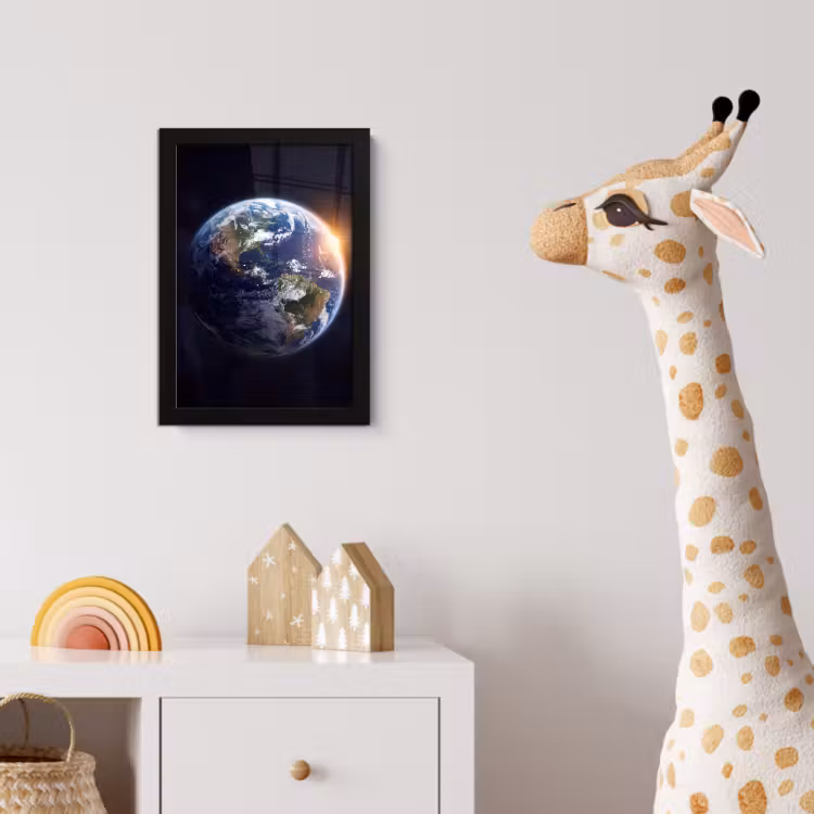 Poster met lijst - Planeet - Ruimte - Kosmos — 5