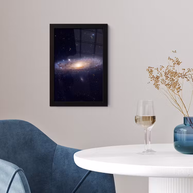 Poster met lijst - Sterrenstelsel - Ruimte - Kosmos — 2