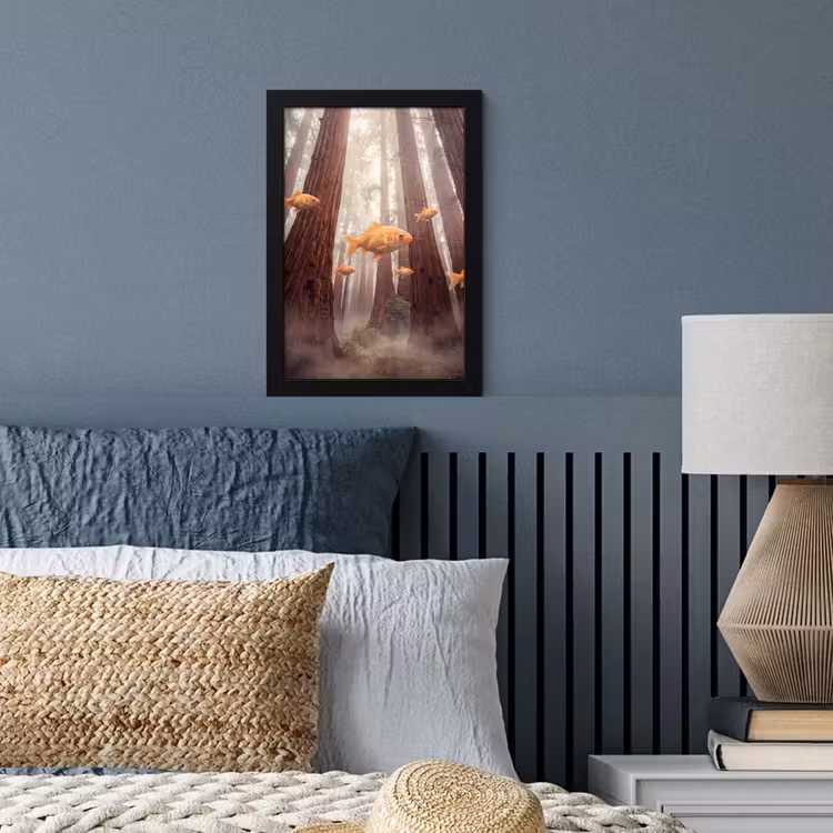 Poster met lijst - Vis - Bos - Fantasie — 4
