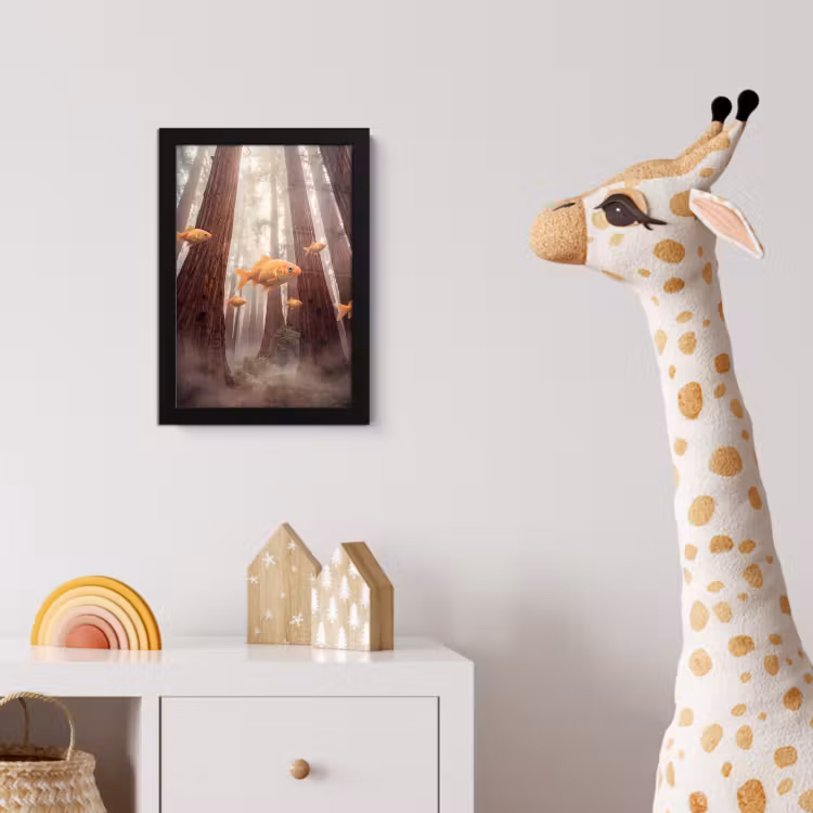 Poster met lijst - Vis - Bos - Fantasie — 5