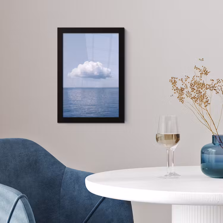 Poster met lijst - Wolk - Regen - Natuur — 2