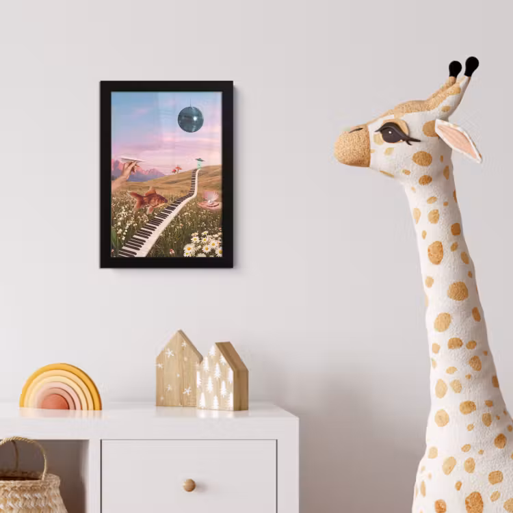 Poster met lijst - Vis - Natuur - Abstract — 5