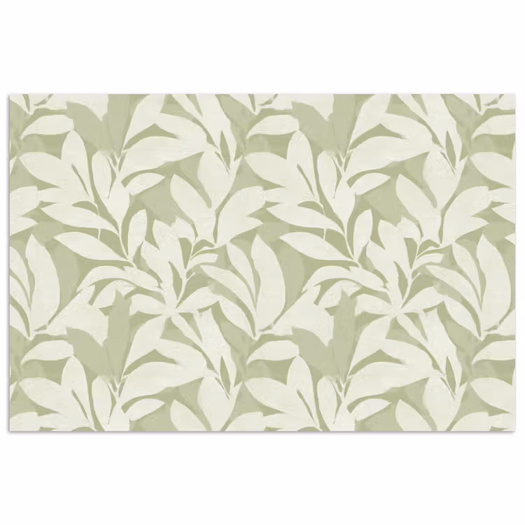 Poster - Saliegroen - Botanisch - Minimalistisch - Patroon — 1