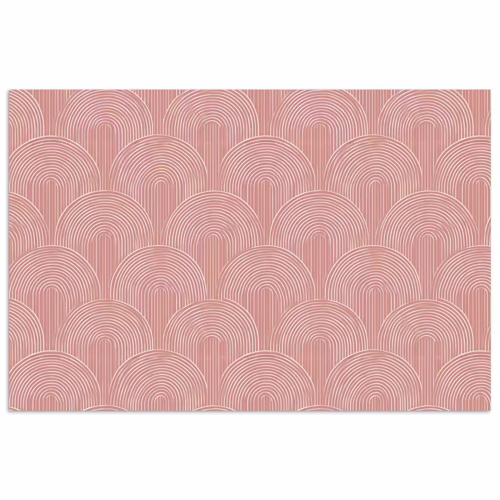Poster - Oudroze - Bogen - Deco - Lijnen — 1