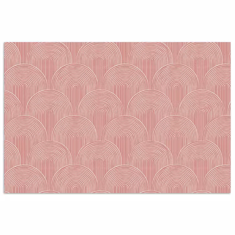 Poster - Oudroze - Bogen - Deco - Lijnen — 1
