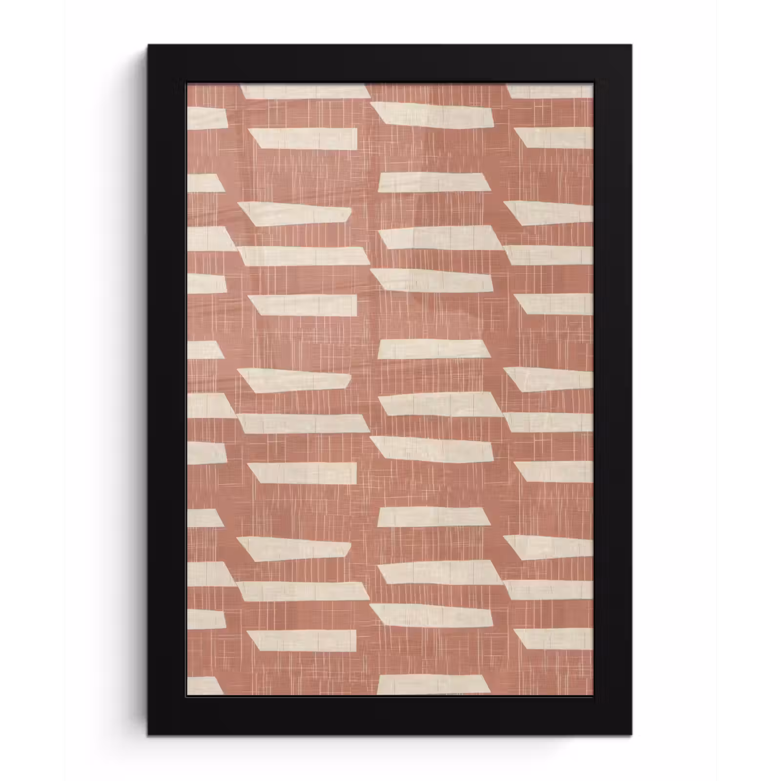 Poster met lijst - Terracotta - Abstract - Textuur - Patroon — 1