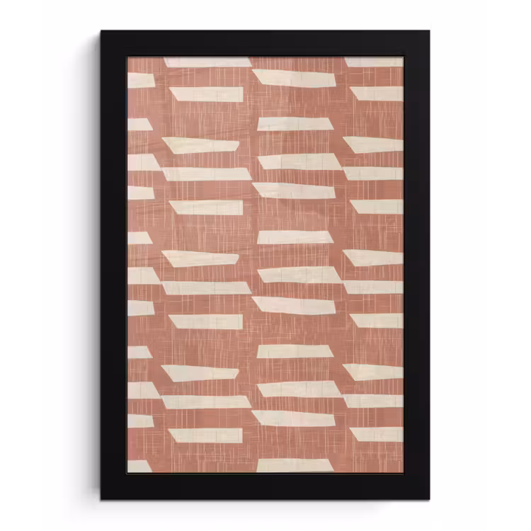 Poster met lijst - Terracotta - Abstract - Textuur - Patroon — 1