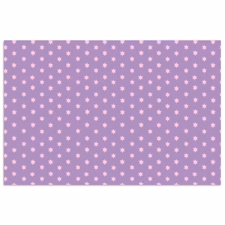 Poster - Paars - Roze - Sterren - Geometrisch - Patroon — 1