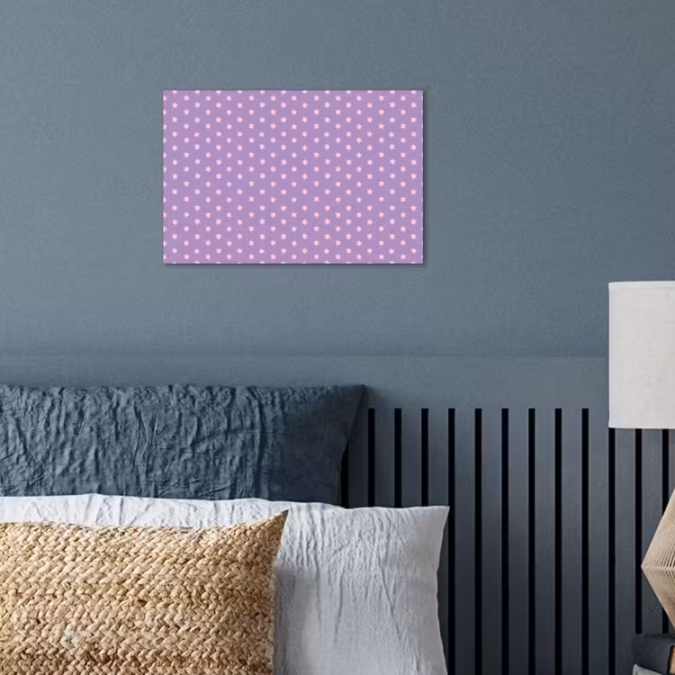 Poster - Paars - Roze - Sterren - Geometrisch - Patroon — 3
