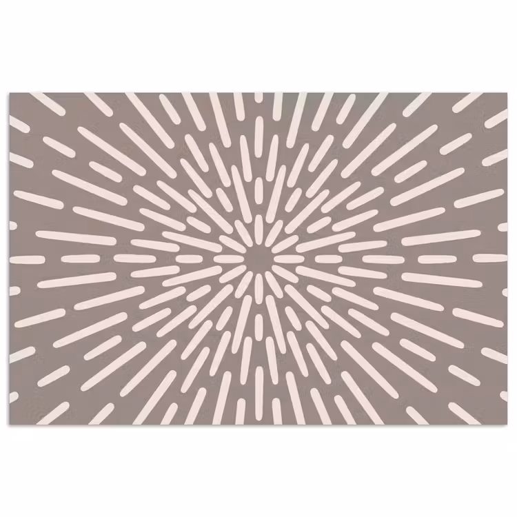 Poster - Patroon - Stralen - Abstract - Modern - Grijs — 1