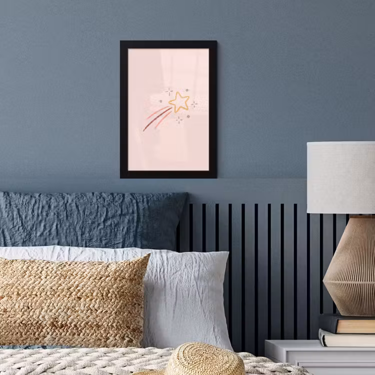Poster met lijst - Ster - Vallend - Illustratie - Pastel — 4