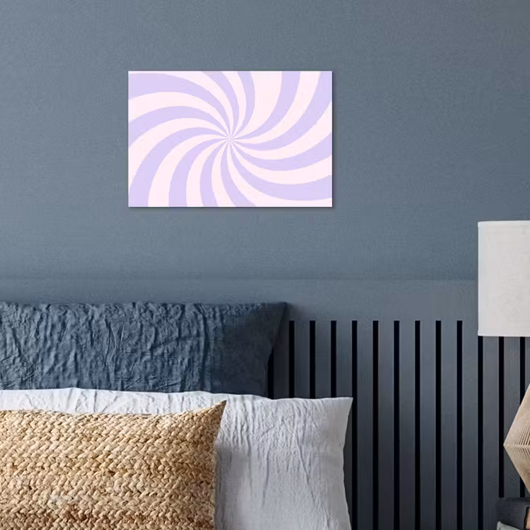 Poster - Patroon - Spiraal - Abstract - Modern - Paars-Roze — 3